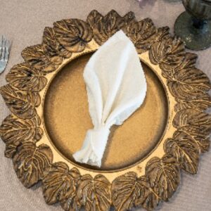 Dorado Antiguo Hojas